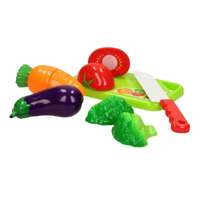 Edco Játék zöldség szeletelő készlet (vágódeszkával, késsel) műanyag