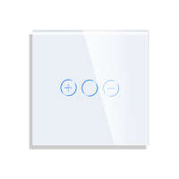 Nyx Dimmer, fényerőszabályzós üveg érintőpanel, fehér