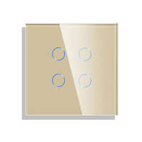 Nyx Négyes üveg érintőpanel, arany