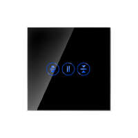 Nyx Redőny üveg érintőpanel, fekete