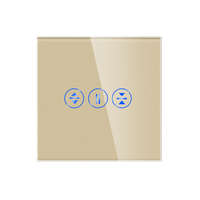 Nyx Redőny üveg érintőpanel, arany