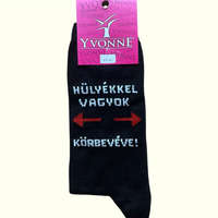 Yvonne Yvonne Vidám Feliratos Zokni - 1 pár