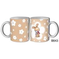 Vicces bögre, nyuszi macival