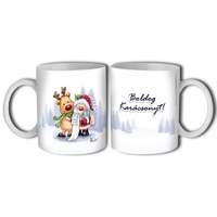 Bögre karácsonyra, Mikulás rénszarvas karácsony