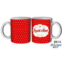 Bögre, Legjobb mama, piros