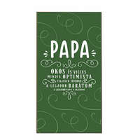 Dekor hűtőmágnes, Papa okos és vicces