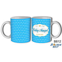 Bögre, Boldog névnapot, világoskék