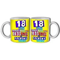 Bögre születésnapra, 18, 20, 30, 40, 50, 60, 70 évembe került