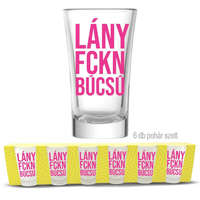 Pálinkás pohár szett, Lánybúcsú