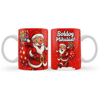 Bögre Mikulásra, Mikulás hátizsákkal