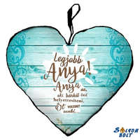 Szív alakú párna, Anyák napja, Legjobb anya