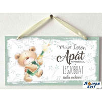 Kicsi falikép, Mikor isten apát teremtette