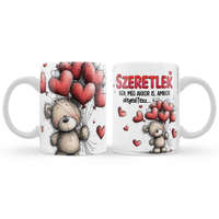 Szerelmes bögre, Szeretlek, maci szíves lufikkal