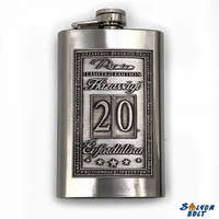 Fém flaska, Házassági évfordulóra, számmal