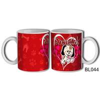 Szerelmes bögre, szeretlek, kutya