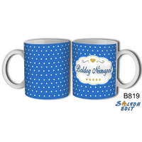 Bögre, Boldog névnapot, kék