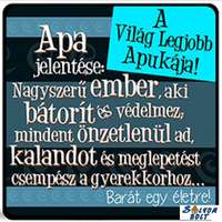 Hűtőmágnes, A világ legjobb apukája