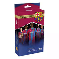 Topps 2021-22 Topps FC Barcelona Soccer Official Team Set (Hanger Box) focis kártya doboz