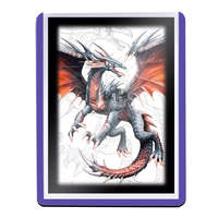 Ultra Pro Ultra Pro kemény tok toploader 3" x 4" Standard színtelen Lila kerettel 35pt - db