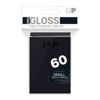  Ultra Pro Small Sleeves GLOSSY, fényes 62x89mm kártyavédő fólia "bugyi" csomag (60db/csomag) - fekete