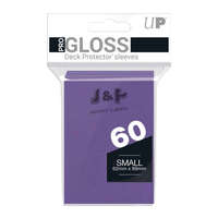Ultra Pro Small Sleeves GLOSS, fényes 62x89mm kártyavédő fólia "bugyi" csomag (60db/csomag) - lila