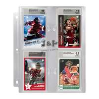 Ultra Pro Page for Graded Beckett Slabs 4 helyes Beckett bevizsgált tokhoz tartó lap