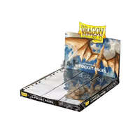 Dragon Shield Dragon Shield Japanese size 18 zsebes lap, 11 lyukú oldaltöltésű kétoldalas - doboz (50db lap) - fekete, fényes