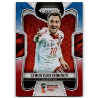 Panini 2018 Panini Prizm World Cup Prizms Red and Blue Wave #266 Christian Eriksen