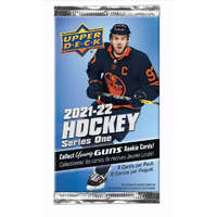 Upper Deck 2021-22 Upper Deck Series 1 Hockey BLASTER Pack hokis kártya csomag