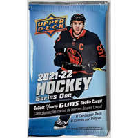 Upper Deck 2021-22 Upper Deck Series 1 Hockey RETAIL Pack hokis kártya csomag