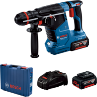 Bosch Bosch GBH 187-LI akkus fúrókalapács + 2 x 5.0 Ah akkumulátor + GAL 1880 CV töltő (0611923121)
