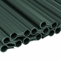 Bradas Bradas rögzítő kapcsok kerítéstakaró szalaghoz, zöld, 19 cm, 20db/csomag (1503189 - TOBKS1920GR)