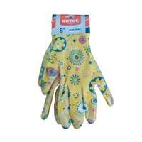 Extol Extol kerti kesztyű, virágmintás, nylon, méret: 8` nitrilbe mártott teny. és ujjhegy., gumírozott m