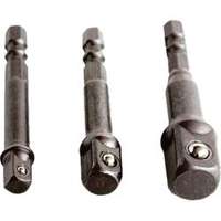 Extol Extol Craft dugókulcs adapter készlet 3db-os; 1/4" - 3/8" - 1/2", befogás: 1/4" hatszög (32600)