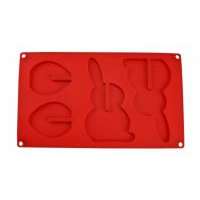 3D nyuszi és tojás csokiforma (28181)