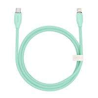 Baseus Baseus Jelly Cable USB-C apa 2.0 - Lightning apa Adat és töltőkábel, zöld (2m) (CAGD020106)