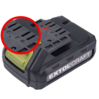 Extol Extol Craft tartalék akku ÚJABB TÍPUSÚ 402400 Li-on töltőhöz (402400E)