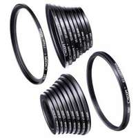 K&F CONCEPT K&F Concept 18 db-os menetátalakító gyűrű szett (Step-Up és Down) 37-82mm (KF-0629)