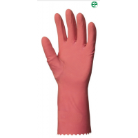  HTG rózsaszín gumikesztyű bolyhozott belsővel 9-es (L) méretben (5019)