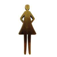 SB piktogram öntapadós fém antik női (3943459)