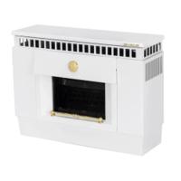 FÉG Fég ZEUS F8.50 F ERP Parapetes Gázkonvektor, fehér