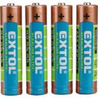 Extol Extol elem készlet 1,5 V LR03, AAA 4db (42010)