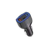 KAKUSIGA KSC-485 RUILANG dupla szivargyújtó töltőfej 2X USB + 1X TYPE-C