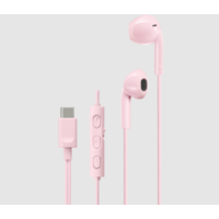 JVC JVC HA-FR17UCPU fülhallgató mikrofonnal, USB-C, rozsaszín (15106)