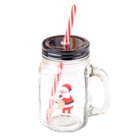 Perfect Home Perfect Home Bögre szívószállal karácsony-télapó (13290)