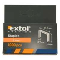Extol Extol Premium tűzőgépkapocs 6 mm, 1000 db (8852501)