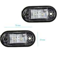 Szélességjelző/helyzetjelző fehér 12-24V LA-603W