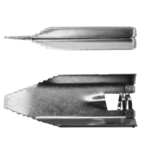 Gipszkarton tipli fém szárnyas 43x16 mm 1 db (3045138)