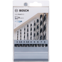 Bosch Bosch HSS PointTeQ HEX fémfúrókészlet - 9 db (2607002826)