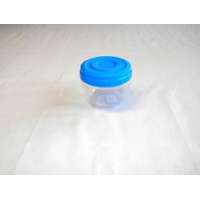 Hengeres, műanyag tárolódoboz 570 ml vegyes színben (3033)